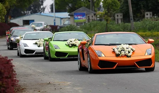 Lamborghini Car Rental for Wedding